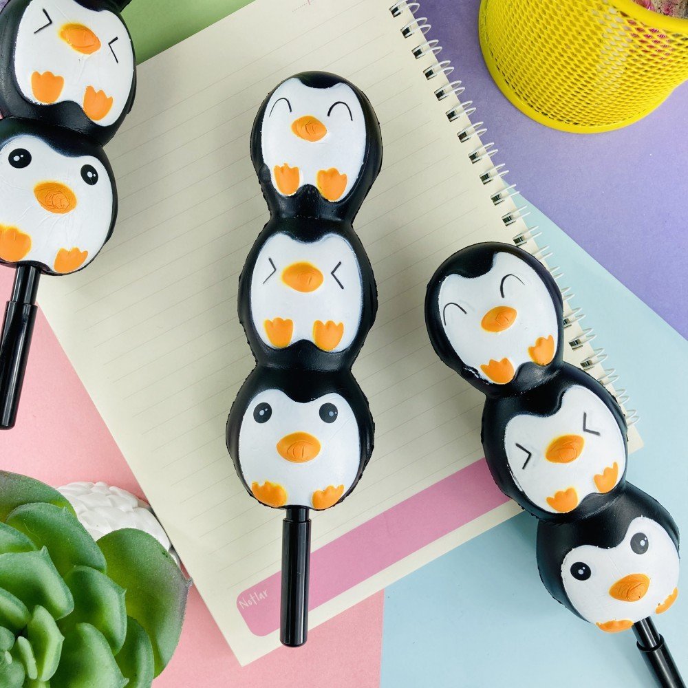 Squishy Jel Kalem Penguen Sukuşi