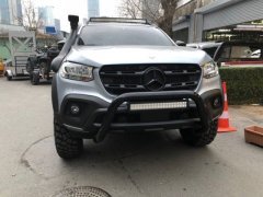 PWT22 Mercedes X-Class U Bükümlü Ön Koruma, Siyah