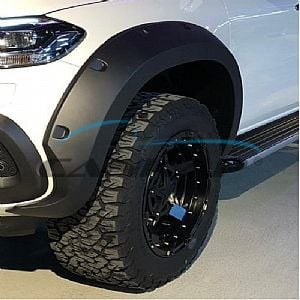 Mercedes X-Class Çamurluk Kaplaması, Civatasız 4,5 cm Dodik