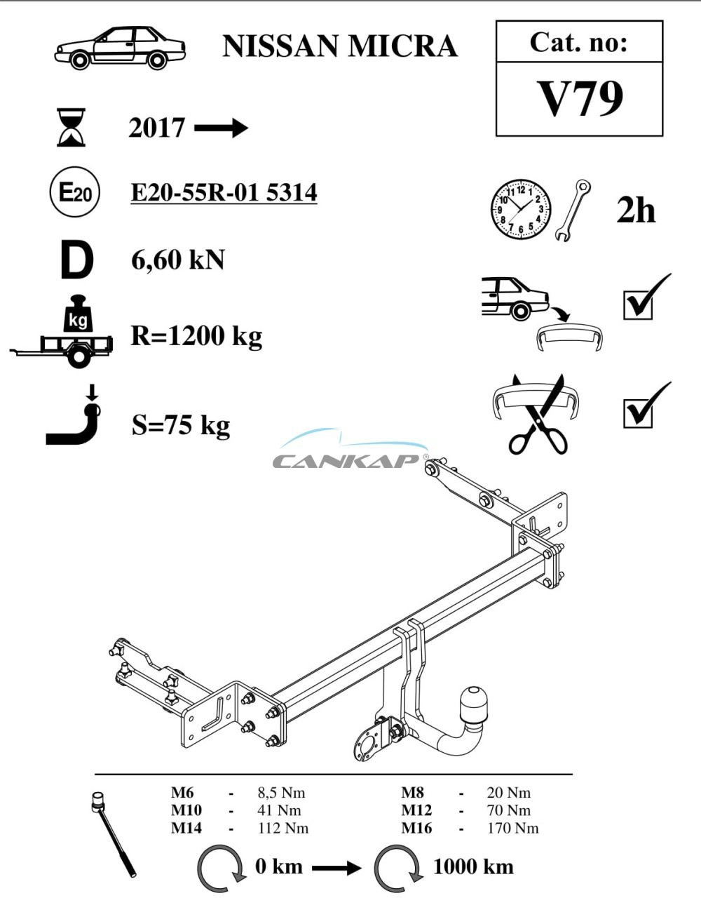 NISSAN MICRA ÇEKİ DEMİRİ V79