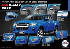 Isuzu D-max Stop Lambası Çerçevesi, Krom