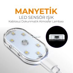 Dokunmatik Led Lamba, Beyaz Işık