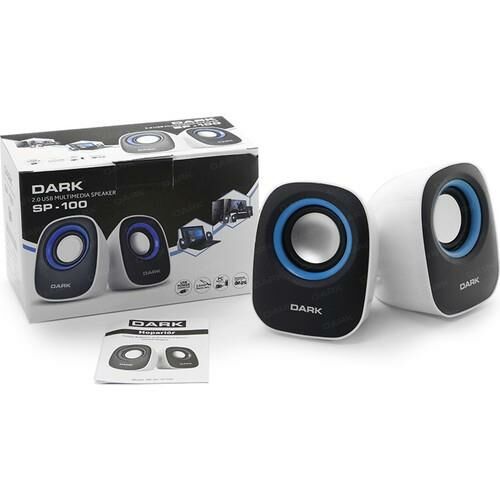 Dark SP100B 1+1 Multimedia USB Speaker Siyah