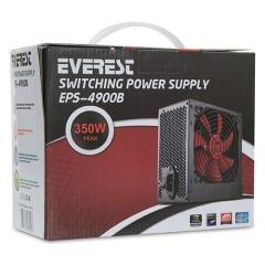 EVEREST EPS-4900B PEAK 350W 2*IDE 4* SATA 4+4P CPU 12CM FAN ATX POWER SUPPLY