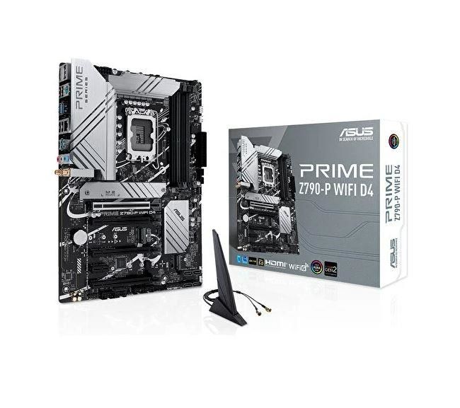 ASUS MB PRIME Z790-P WIFI D4 INTEL Z790 LGA1700 DDR4 5333MHZ DP HDMI 3X M2 USB3.2 AX WİFİ BT AURA RGB 2.5GBİT LAN ATX ANAKART (PRIME Z790-P WIFI D4) 90MB1DB0-M0EAY0