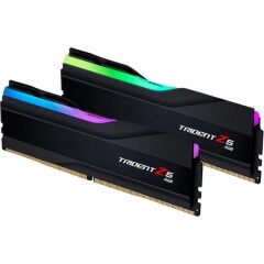 GSKILL TRİDENT Z5 RGB SİYAH DDR5-5200MHZ CL36 32GB (2X16GB) DUAL (36-36-36-83) 1.2V F5-5200J3636C16GX2-TZ5RK MASAÜSTÜ RAM