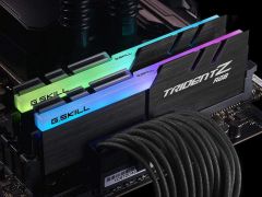 G.SKİLL DDR4 32GB KİTİ 2X16GB PC 3200 TRİDENTZ RGB F4-3200C16D-32GTZR MASAÜSTÜ RAM