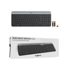 LOGİTECH K580 ULTRA INCE ÇOKLU CİHAZ ÖZELLİKLİ TÜRKÇE BLUETOOTH KLAVYE - SİYAH 920-010624