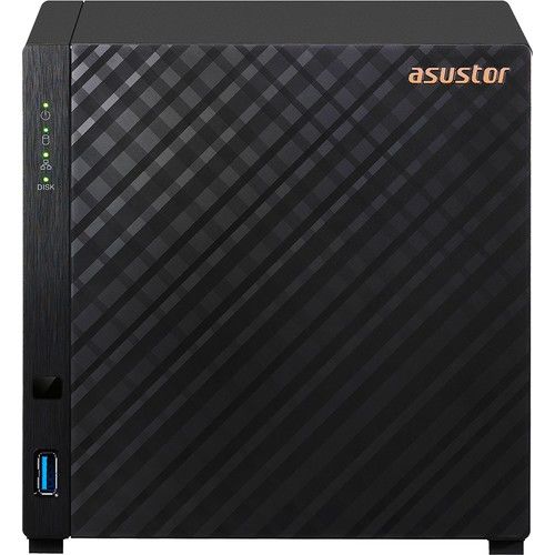 ASUSTOR AS1104T REALTEK RTD1296 4 DİSK YUVASI NAS(4X18TB DESTEĞİ) 1GB DDR4 2.5 GBE X 1 USB 3.2 X 2