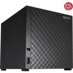 ASUSTOR AS1104T REALTEK RTD1296 4 DİSK YUVASI NAS(4X18TB DESTEĞİ) 1GB DDR4 2.5 GBE X 1 USB 3.2 X 2