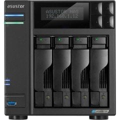 ASUSTOR AS6604T INTEL J4125 4 BAYNAS(4X18TB SUPPORT) 4GB DDR4(8GB SUPPORT) M.2 SLOTS X2 2.5 GBE X 2 USB 3.2  X 3 VERİ DEPOLAMA C