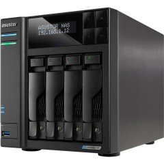 ASUSTOR AS6604T INTEL J4125 4 BAYNAS(4X18TB SUPPORT) 4GB DDR4(8GB SUPPORT) M.2 SLOTS X2 2.5 GBE X 2 USB 3.2  X 3 VERİ DEPOLAMA C