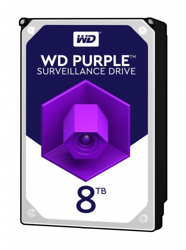 WD Purple 3.5 SATA III 6Gb/s 7200RPM 8TB 256MB 7/24 GÜVENLİK HDD WD82PURZ