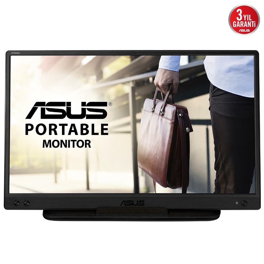 ASUS ZENSCREEN MB166C 15,6 TASINABILIR USB MONITOR IPS 1920x1080 5MS USB-C Taşınabilir Monitör