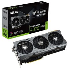 ASUS TUF GAMİNG GEFORCE RTX4070Tİ SUPER OC 16GB GDDR6X 256 BİT DLSS 3 EKRAN KARTI TUF-RTX4070TIS-O16G-GAMING 90YV0KF0-M0NA00