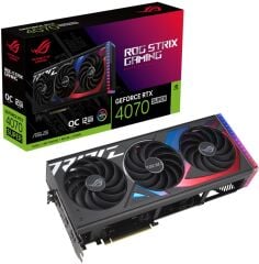 ASUS GEFORCE RTX 4070 SUPER ROG STRİX O12G 12GB GDDR6X 192 BİT DLSS 3 EKRAN KARTI (ROG-STRIX-RTX4070S-O12G-GAMING) 90YV0KD0-M0NA00