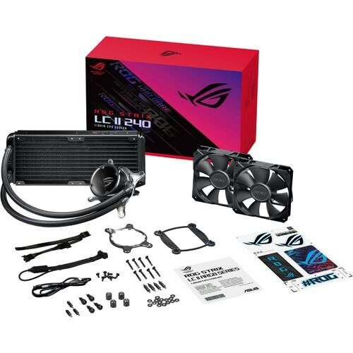 ASUS ROG STRIX LC II 240 ARGB AURA SYNC RGB 120MM ADRESLENEBİLİR FAN SIVI CPU SOĞUTUCUSU 90RC00E1-M0UAY0