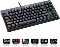 Redragon K568R Dark Avenger Blue Switch Mejanik RGB (Rainbow) Türkçe Q Gaming Klavye