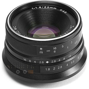 7Artisans 25 MM F/1.8 Manual Focus Prime Fixed (Sony E-Mount) Uyumlu Lens