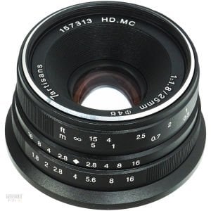 7Artisans 25 MM F/1.8 Manual Focus Prime Fixed (Sony E-Mount) Uyumlu Lens