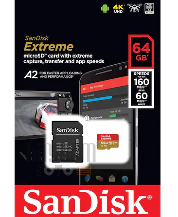 Sandisk 64 GB Micro Sd 160 bm/sn