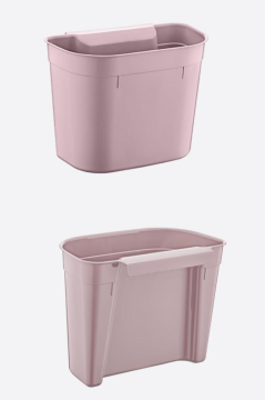Flosoft Dolap İçi Askılı Çöp Kovası, Dolap Kapağı Asmalı Mutfak Banyo Çöp Kutusu