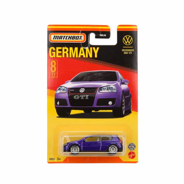 MATCHBOX Almanya Araçları Serisi GWL49 - Volkswagen Golf Gti