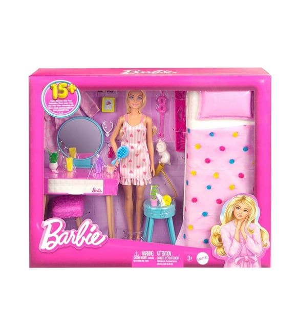 Barbie'nin Yatak Odası Oyun Seti HPT55
