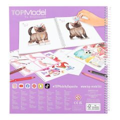 TOP Model Create Your Kitty Boyama Kitabı 412282