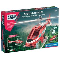 Clementoni Mekanik Laboratuvarı Firefighting Helicopter 75075