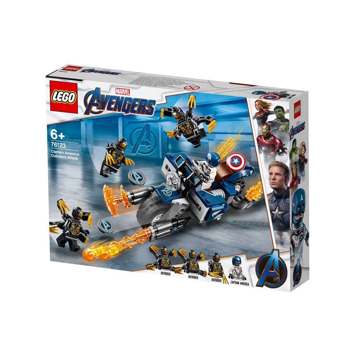 LEGO Marvel Avengers Movie 4 Captain America : Outrider Saldırısı 76123