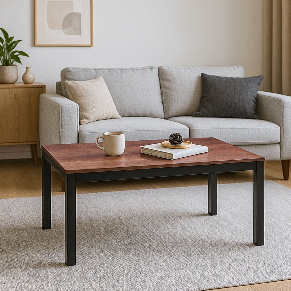 Hector 107 Orta Sehpa Siyah-Ceviz