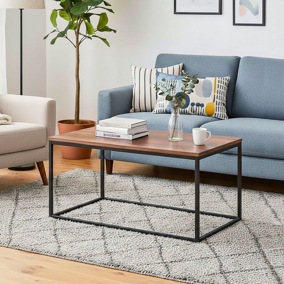 Grace 107 Orta Sehpa Siyah-Ceviz