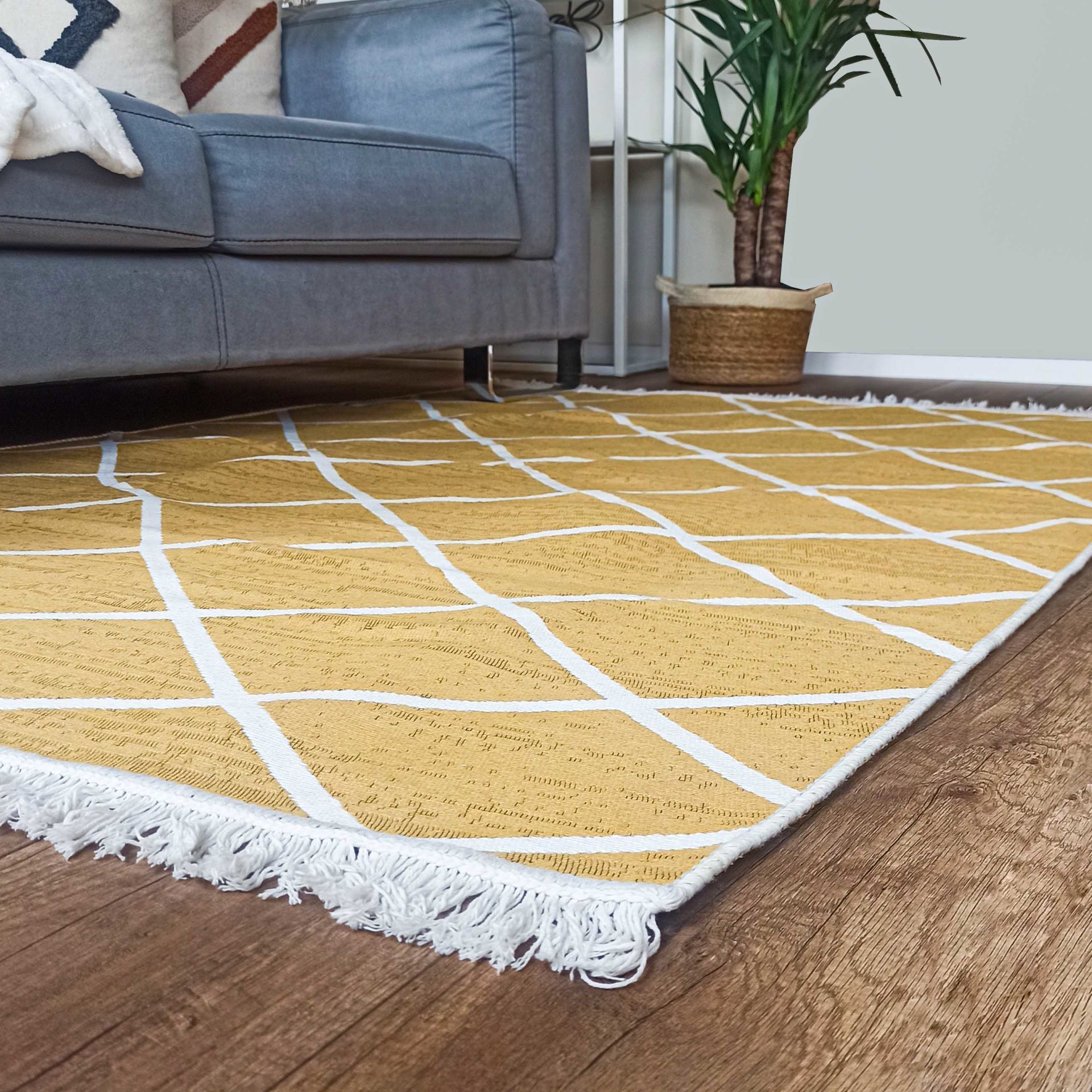 Çift Taraflı Baklava Desenli Kilim 160X230