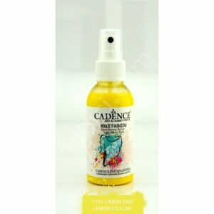 Cadence Your Fashion Sprey Kumaş Boyası - 1101 Limon Sarı