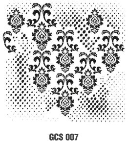 Cadence Grunge Duvar Stencil 45x45 - GCS-007