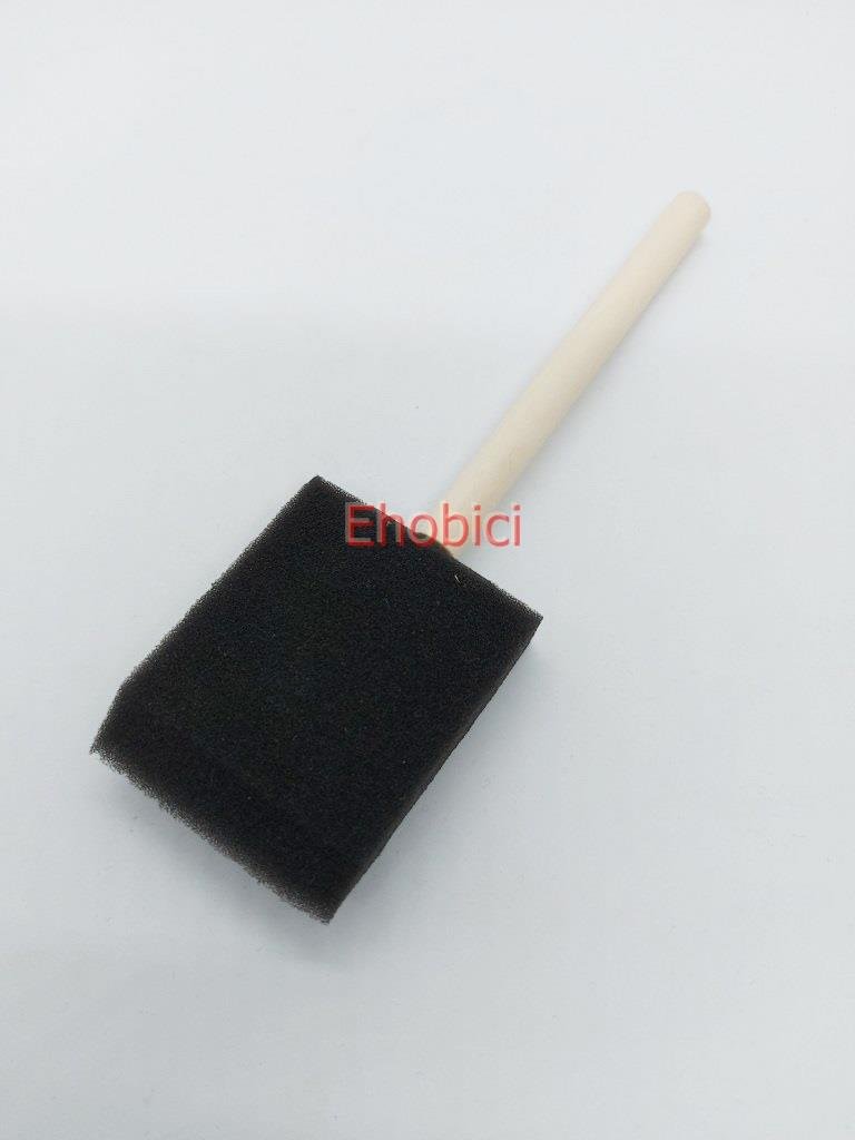 Vernik Fırçası 906 Siyah Sünger Fırça 5cm