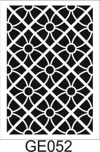 Geometrik Desenler Stencil Şablon (25x35) GE-052