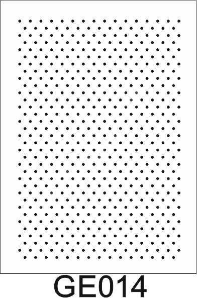 Geometrik Desenler Stencil Şablon (21x30) GE-014
