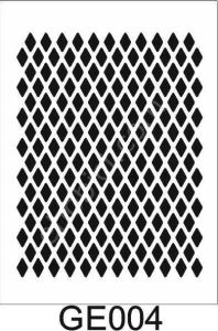 Geometrik Desenler Stencil Şablon (21x30) GE-004