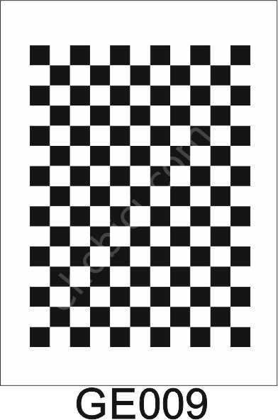 Geometrik Desenler Stencil Şablon (21x30) GE-009