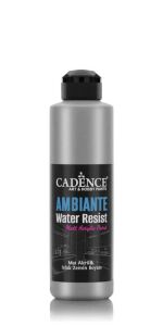 Cadence Ambiante Metalik Islak Zemin Boyası AWM06 Gümüş 250ML + Katalizör 10GR