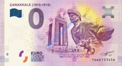 0 Euro Hatıra Parası - Çanakkale - 2019