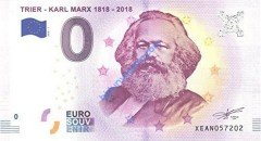 0 Euro Hatıra Parası - TRIER - KARL MARX