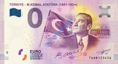 0 Euro Hatıra Parası - Türkiye -  Atatürk -  Cumhurbaşkanlığı Serisi - 2019 ( Föylü ) - Son 150 Adet