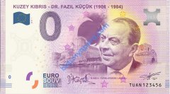 0 Euro Hatıra Parası - Kıbrıs - Dr.Fazıl Küçük 2019