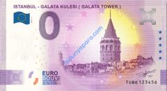 0 Euro Hatıra Parası - Galata Kulesi - 2021