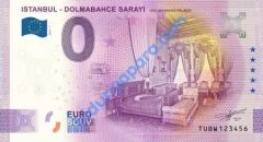0 Euro Hatıra Parası - Dolmabahçe Sarayı - Hususi Daire - 2022 ( Föylü)