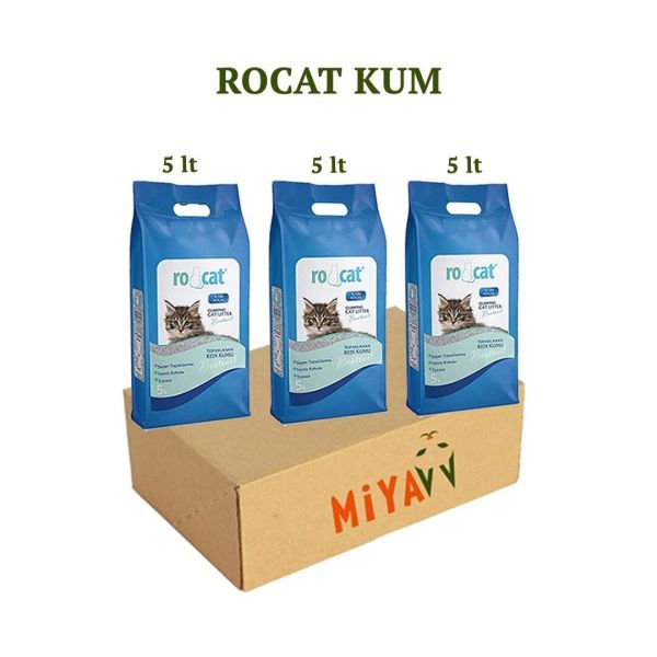 RoCat Kedi Kumu 3'lü Dev Ekonomik Paket