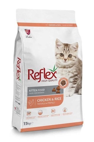 Reflex Kitten Chicken-Tavuklu Yavru Kedi Maması 15 Kg.(stt.04/2025)